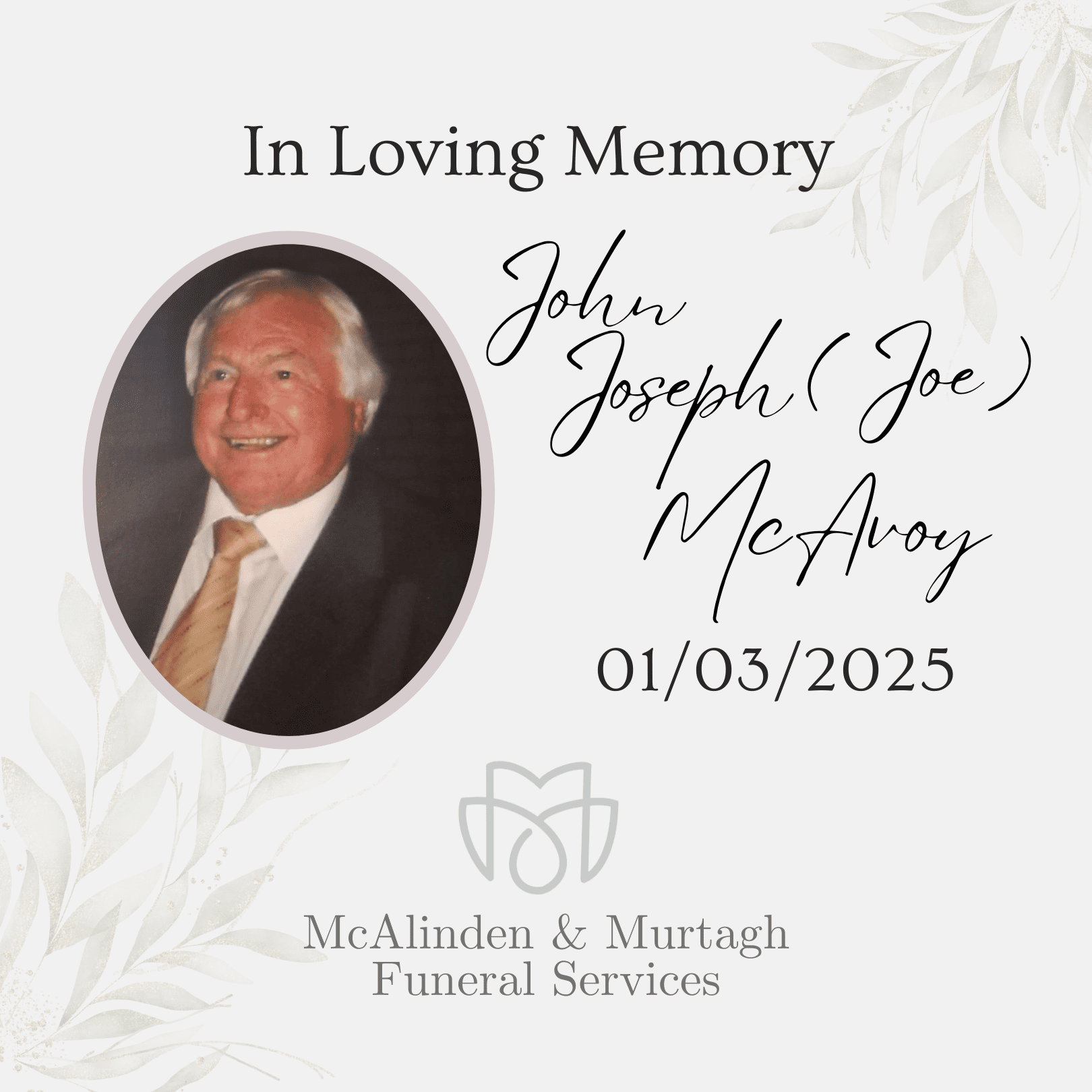 JOe Mcavoy website